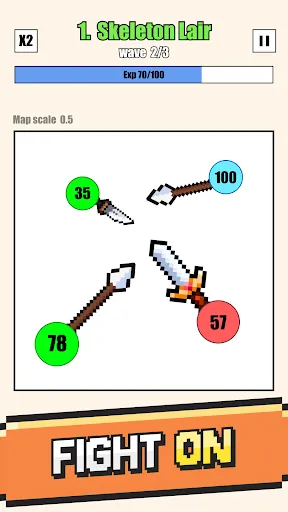 Gameplay screenshot 3 from Weapon Ball Battles - Simulation game
